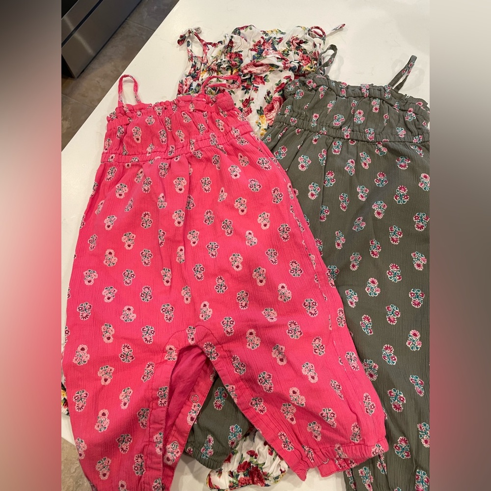 Bundle of 3 , one piece rompers